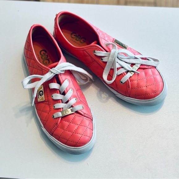 G by Guess beautiful pink coral sneakers shoes - Picture 1 of 5